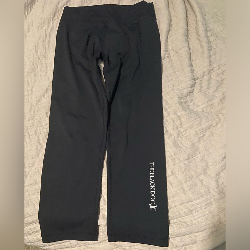 3/4 length leggings. Only worn a few times due to not having pockets.